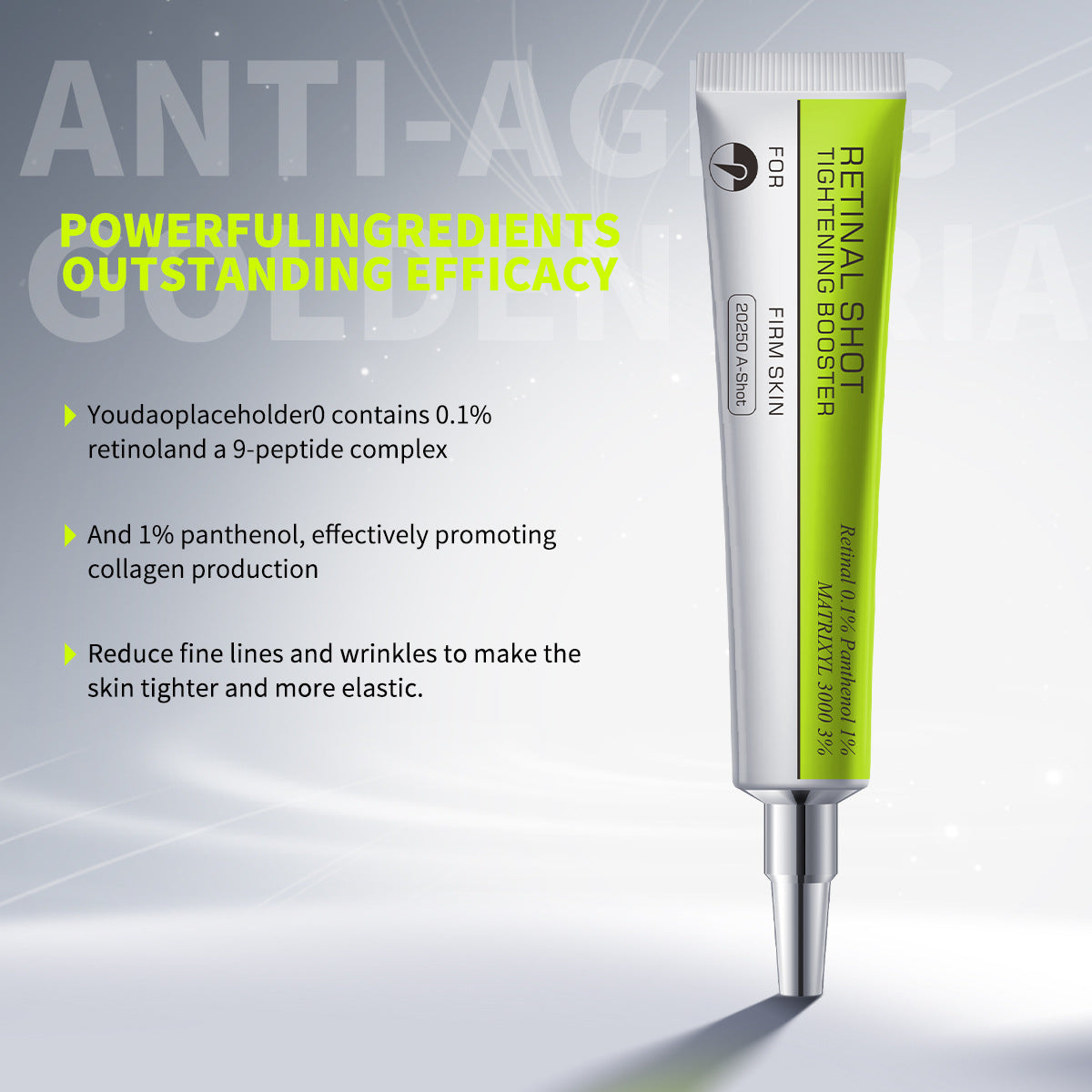 Retinol Smoothing Eye Cream jar and box product view