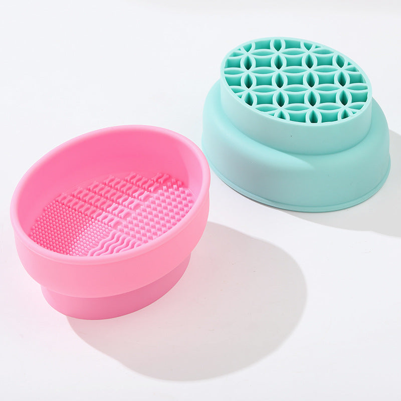 BrushNest silicone makeup brush drying rack