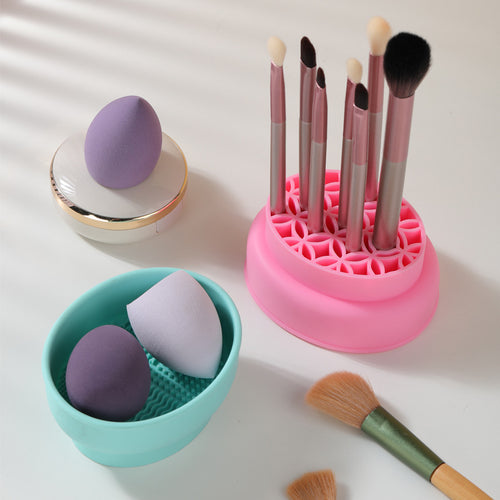 BrushNest makeup brush drying rack product view